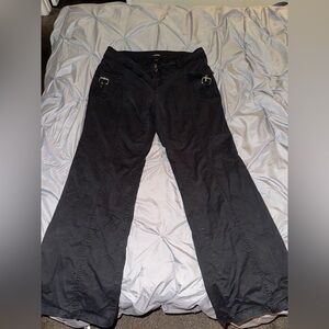 Black Wide-Leg Pants